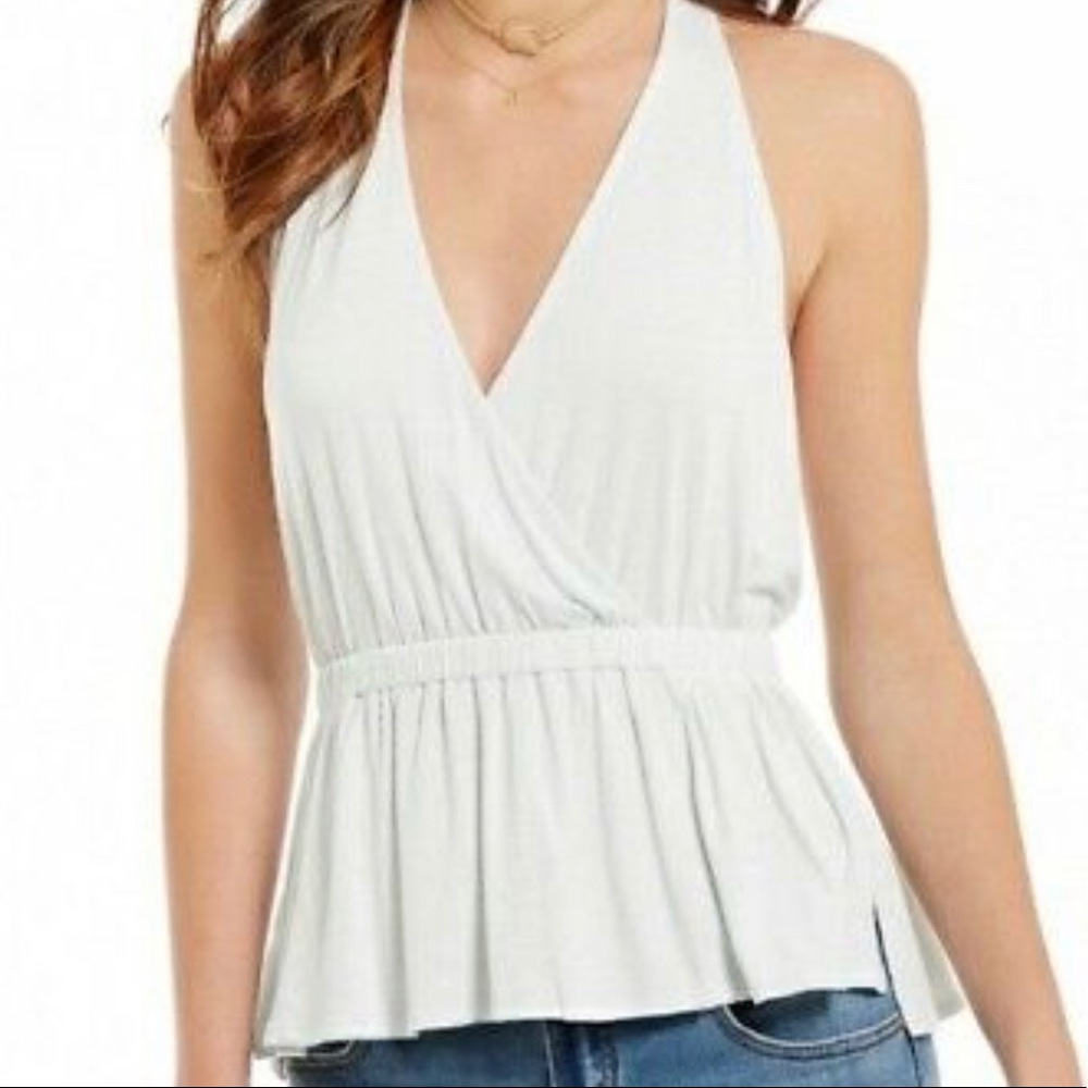 Free People Light Blue Tank Top
